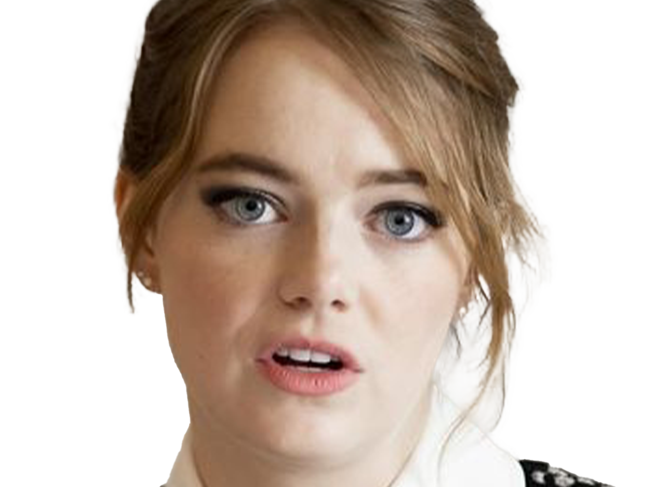 emma emily jean stone actrice productrice americaine rousse yeux verts femme oscarisee cheveux attaches