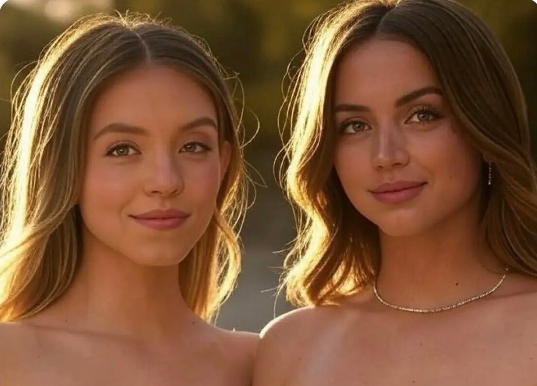 glandilus duel baston vs poll sondage blondie brunette model ana armas sydney sweeney movie lgd