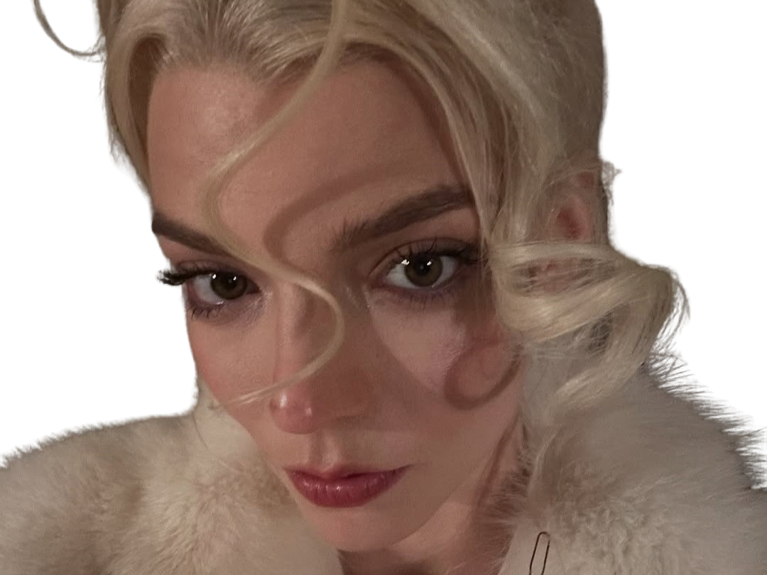 anya taylor joy blonde platine