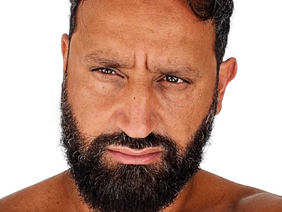 cyril hanouna regard chad animateur tpmp