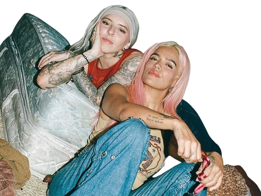 karol g young miko contigo bestie bestou kheyettes allexou rose