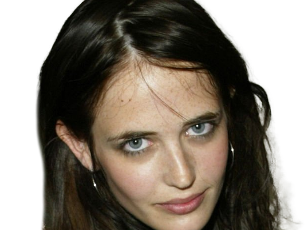 eva gaelle green actrice francaise femme belle jolie yeux bleus noirs jeune annees 2000s