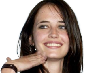 eva gaelle green actrice francaise femme belle jolie yeux bleus noirs jeune annees 2000s