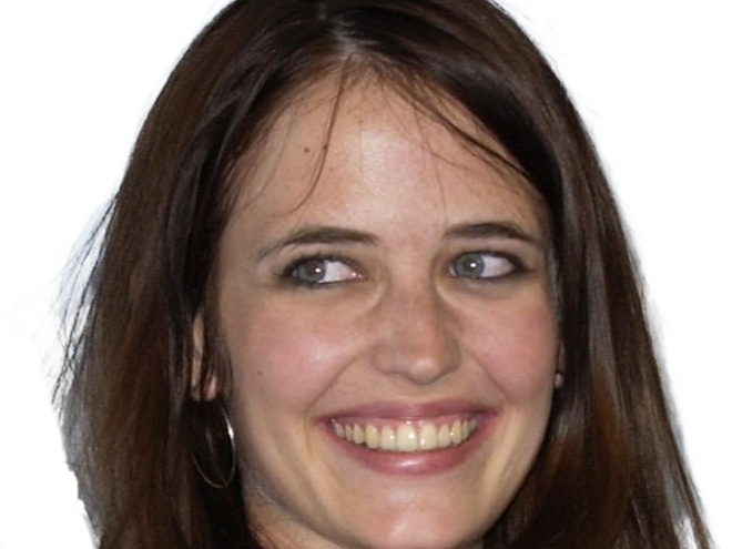 eva gaelle green actrice francaise femme belle jolie yeux bleus noirs jeune annees 2000s