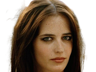 eva gaelle green actrice francaise femme belle jolie yeux bleus noirs jeune annees 2000s