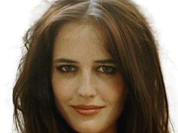 eva gaelle green actrice francaise femme belle jolie yeux bleus noirs jeune annees 2000s