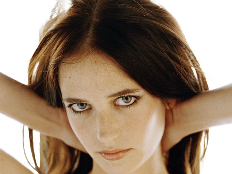 eva gaelle green actrice francaise femme belle jolie yeux bleus noirs jeune annees 2000s