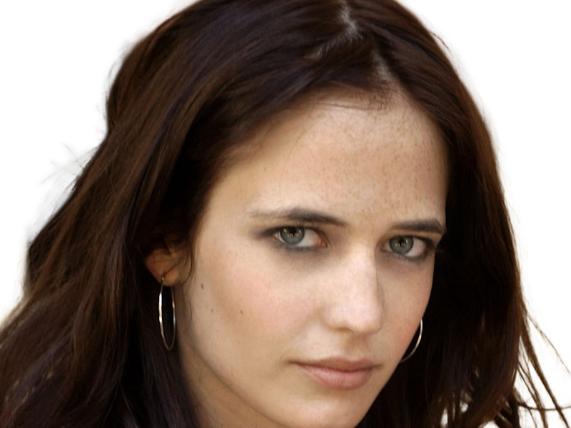 eva gaelle green actrice francaise femme belle jolie yeux bleus noirs jeune annees 2000s