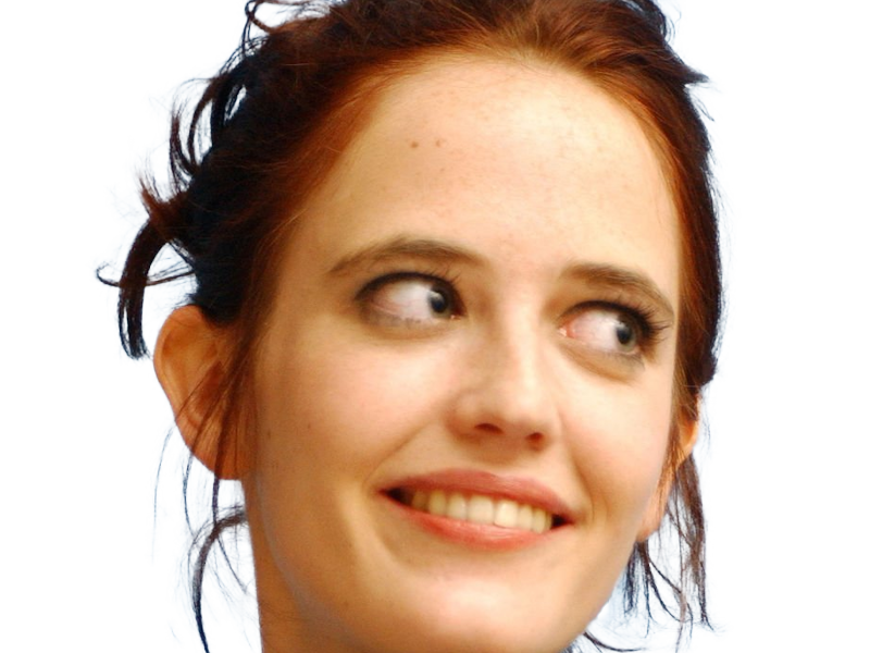 eva gaelle green actrice francaise femme belle jolie yeux bleus noirs jeune annees 2000s