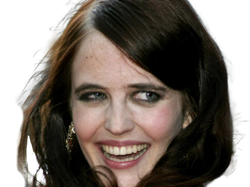 eva gaelle green actrice francaise femme belle jolie yeux bleus noirs jeune annees 2000s