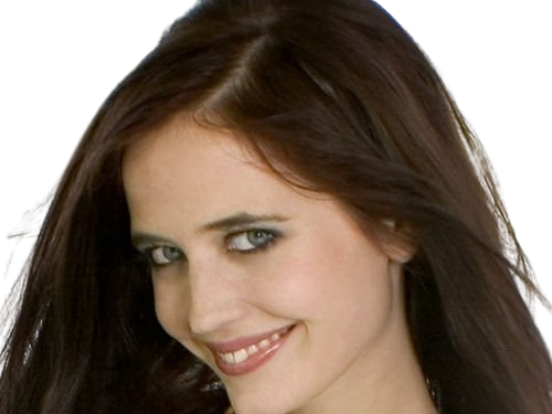 eva gaelle green actrice francaise femme belle jolie yeux bleus noirs jeune annees 2000s