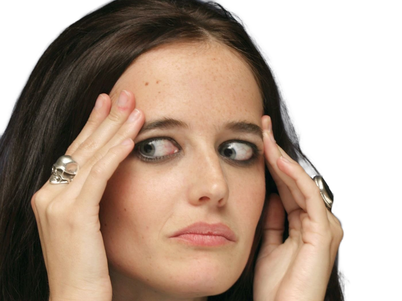 eva gaelle green actrice francaise femme belle jolie yeux bleus noirs jeune annees 2000s