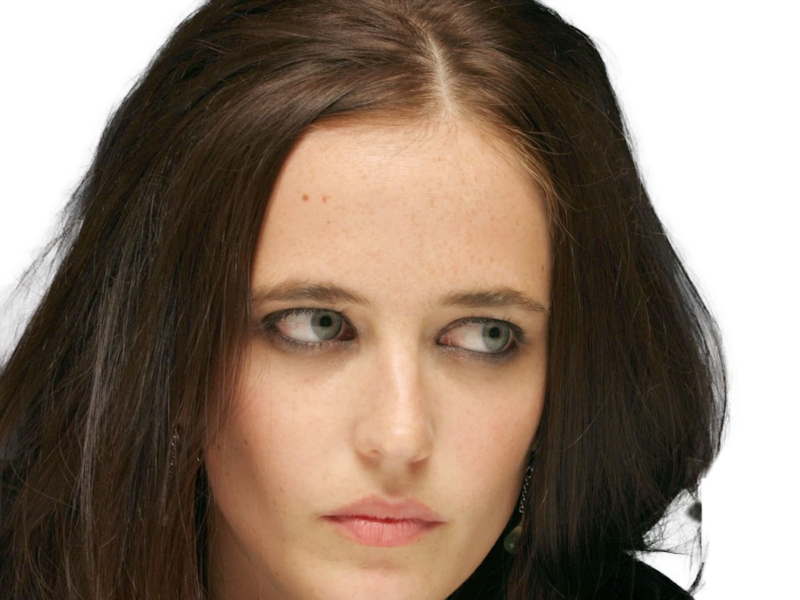 eva gaelle green actrice francaise femme belle jolie yeux bleus noirs jeune annees 2000s