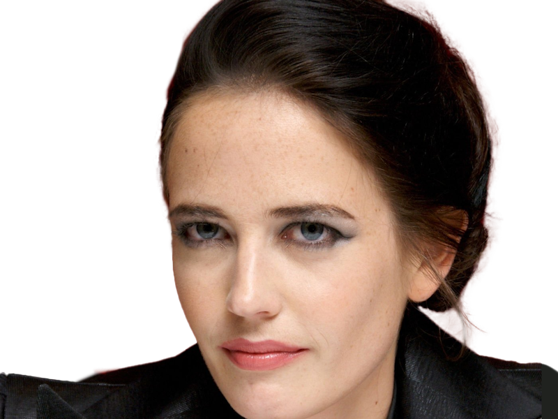 eva gaelle green actrice francaise femme belle jolie yeux bleus noirs jeune annees 2000s