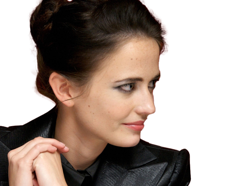 eva gaelle green actrice francaise femme belle jolie yeux bleus noirs jeune annees 2000s