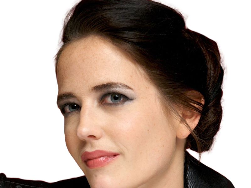 eva gaelle green actrice francaise femme belle jolie yeux bleus noirs jeune annees 2000s