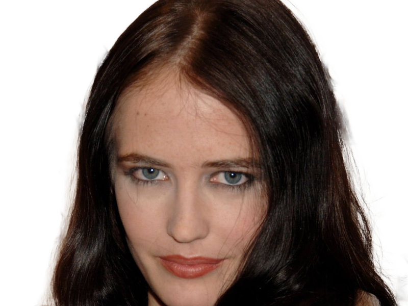 eva gaelle green actrice francaise femme belle jolie yeux bleus noirs jeune annees 2000s
