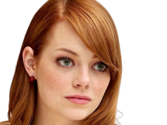 Sticker emma emily jean stone actrice productrice americaine annees 2010 rousse yeux verts femme oscarisee par PubliusOvidius
