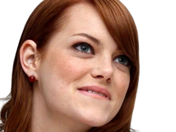 Sticker emma emily jean stone actrice productrice americaine annees 2010 rousse yeux verts femme oscarisee par PubliusOvidius