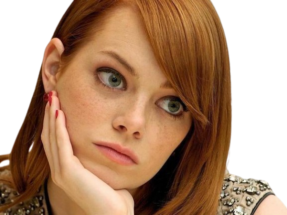Sticker emma emily jean stone actrice productrice americaine annees 2010 rousse yeux verts femme oscarisee par PubliusOvidius