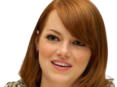 Sticker emma emily jean stone actrice productrice americaine annees 2010 rousse yeux verts femme oscarisee par PubliusOvidius