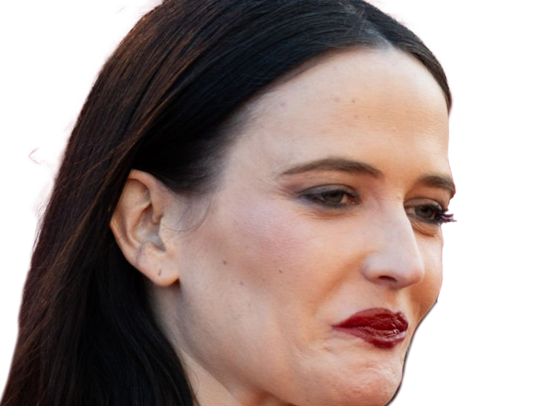 eva gaelle green actrice francaise femme fatale belle jolie yeux bleus noirs milf