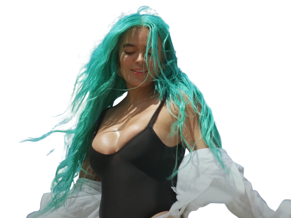 karol g provenza baby que mas bleu turquoise