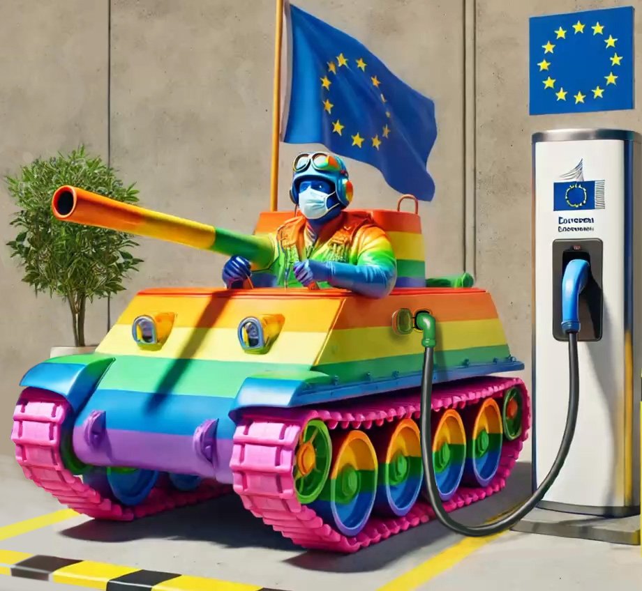 char tank guerre europe macron union europeenne lgbt progres ukraine