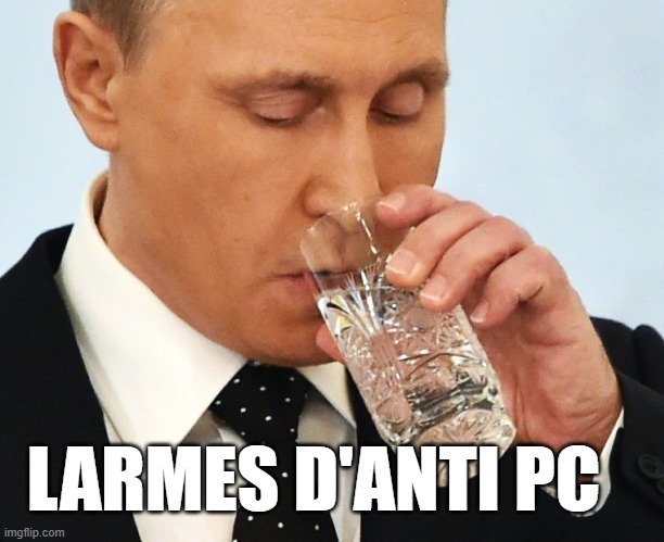 larme larmes anti pc lard fat gras master race poutine verre alcool boit