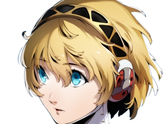 aigis aegis persona 3 reload anime manga jeu androide blonde waifu