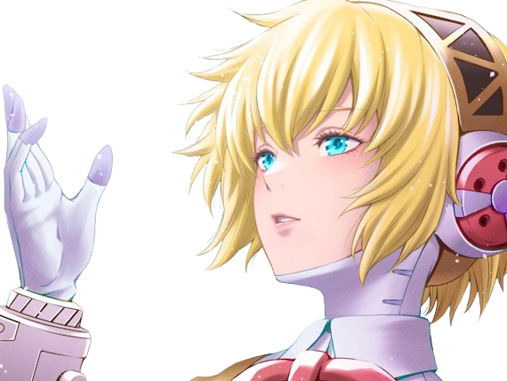 aigis aegis persona 3 reload anime manga jeu androide blonde waifu