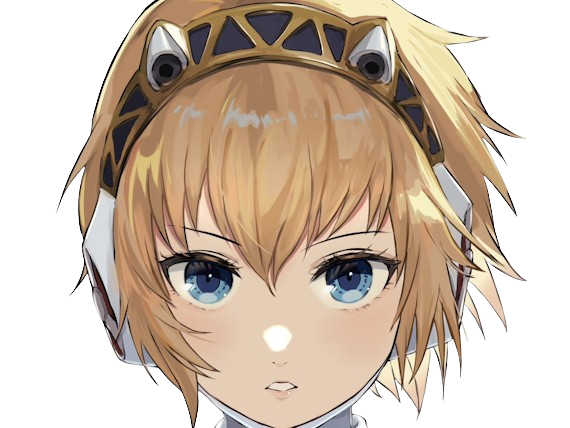 aigis aegis persona 3 reload anime manga jeu androide blonde waifu