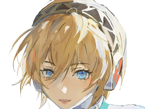 aigis aegis persona 3 reload anime manga jeu androide blonde waifu