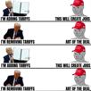 trump-taxes-canada-europe-maga-golem-ajouter-retirer-deal-negociation-menace-business-art-jobs-casquette