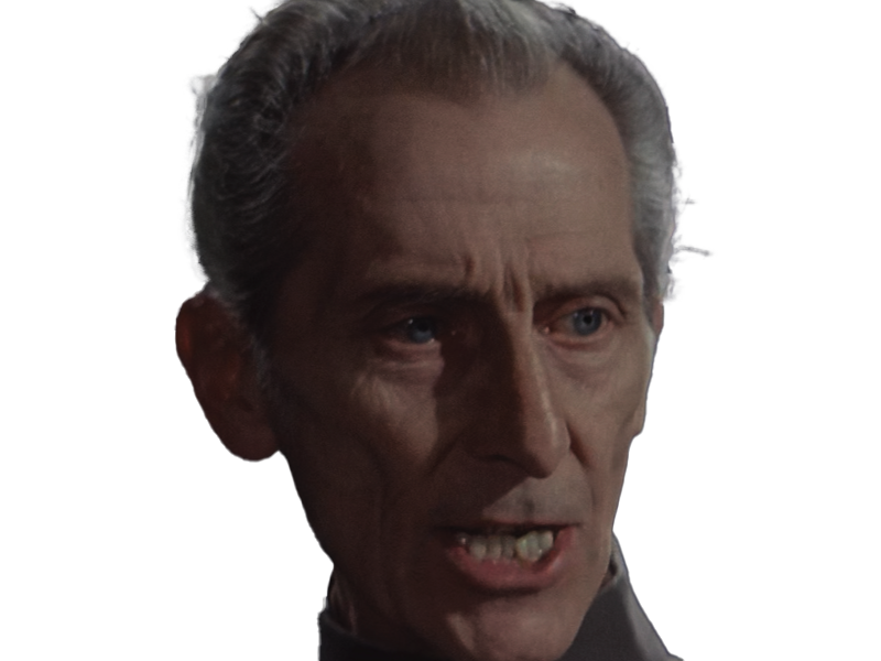 wilhuff tarkin grand moff empire galactique officier imperial star wars sw peter cushing homme anglais