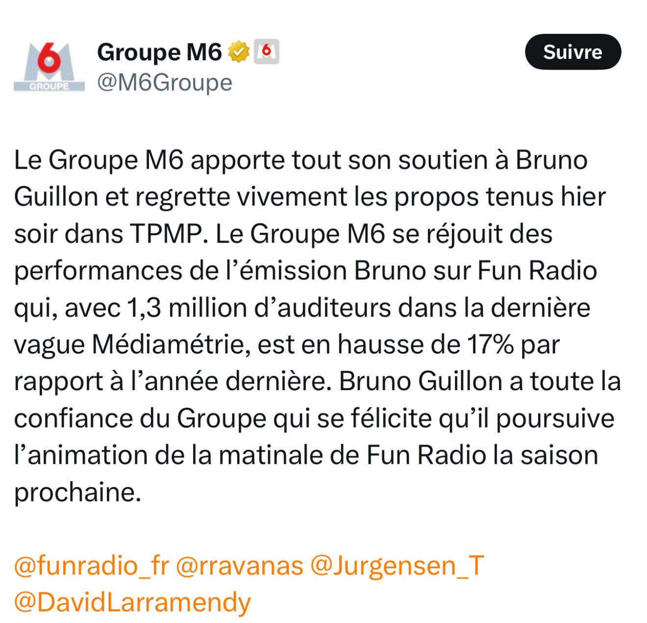 hanouna m6 bruno guillon embrouille fun radio soutien mafieux mafia