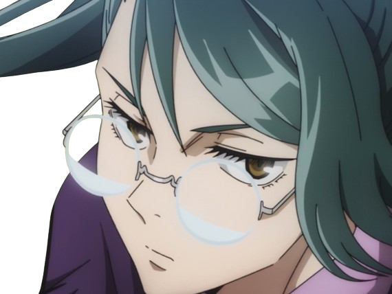 Sticker maki zenin exorciste classe 4 etudiante jujutsu kaisen jjk anime manga waifu femme lunettes jjk0 par Dark-63