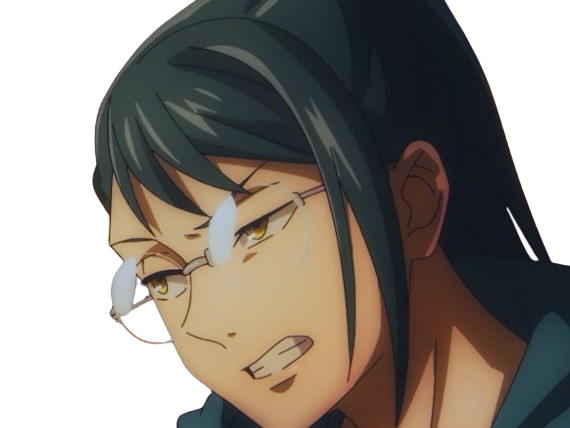 maki zenin exorciste classe 4 etudiante jujutsu kaisen jjk anime manga waifu femme lunettes jjk0