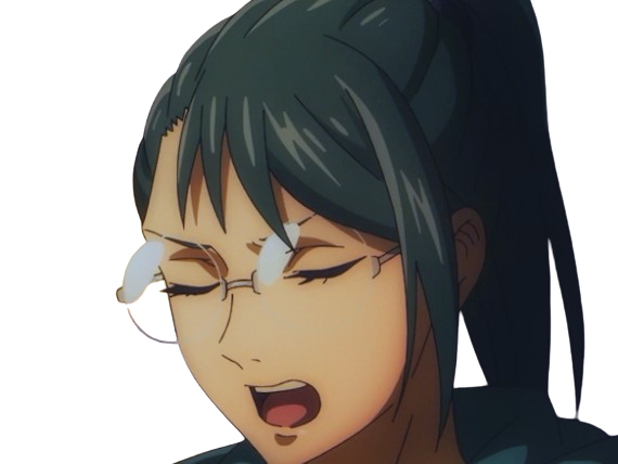 maki zenin exorciste classe 4 etudiante jujutsu kaisen jjk anime manga waifu femme lunettes jjk0