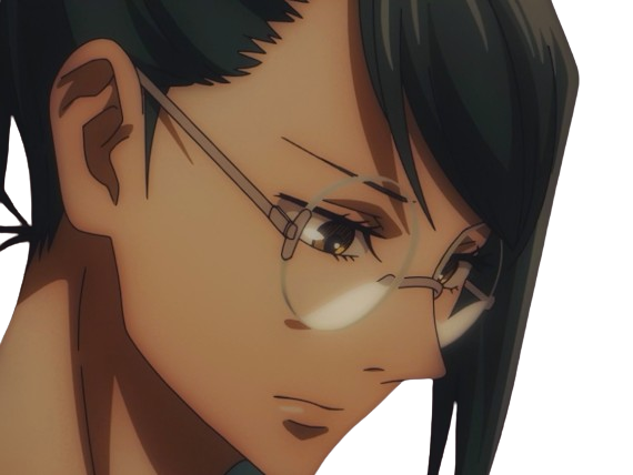 Sticker maki zenin exorciste classe 4 etudiante jujutsu kaisen jjk anime manga waifu femme lunettes jjk0 par Dark-63