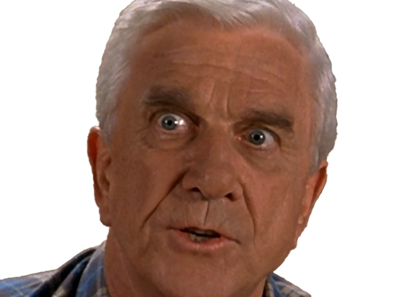frank drebin policier inspecteur yatilunflic thenakedgun films saga comedie leslie nielsen acteur homme vieux comique