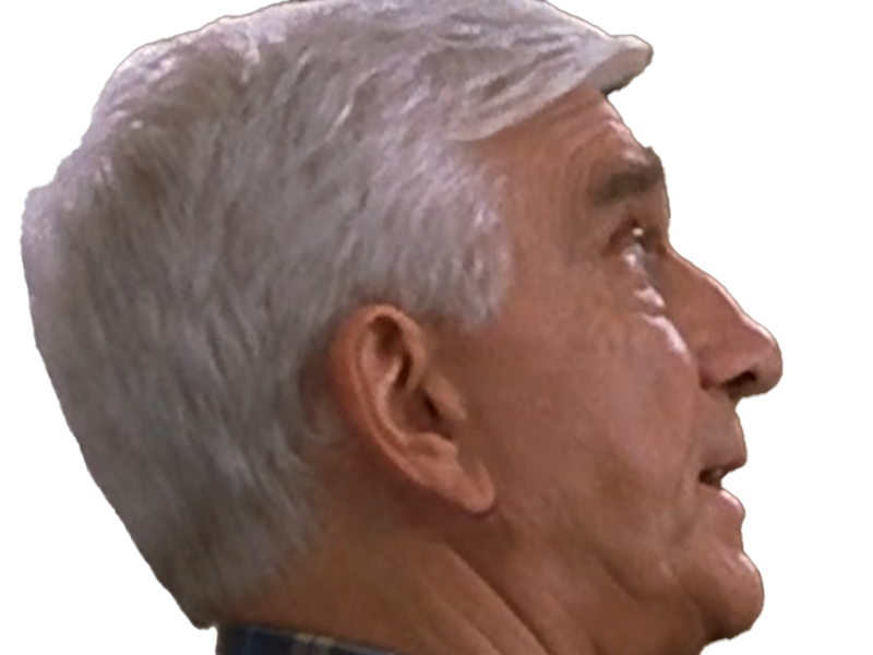 frank drebin policier inspecteur yatilunflic thenakedgun films saga comedie leslie nielsen acteur homme vieux comique