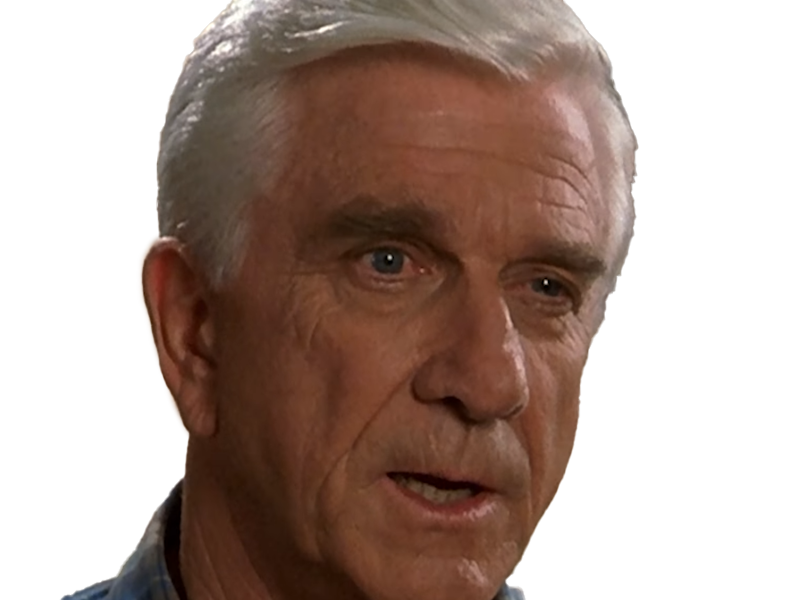 frank drebin policier inspecteur yatilunflic thenakedgun films saga comedie leslie nielsen acteur homme vieux comique