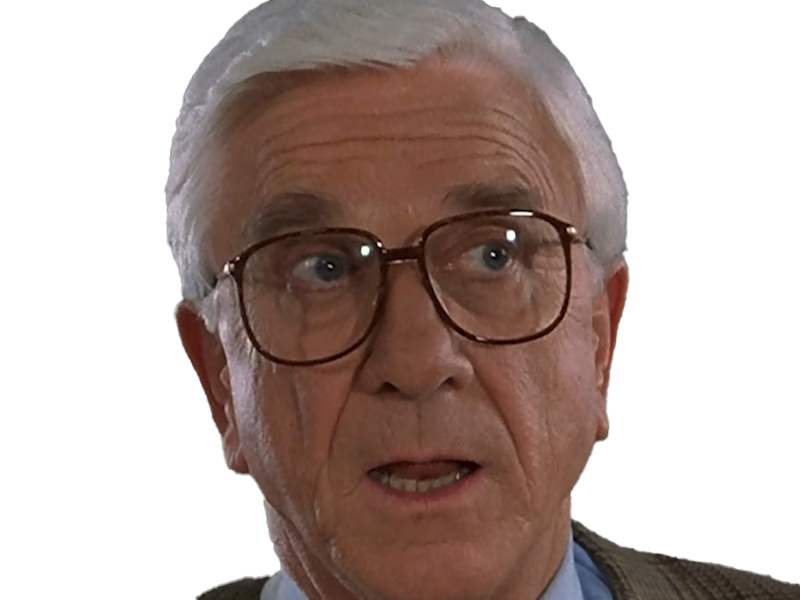 frank drebin policier inspecteur yatilunflic thenakedgun films saga comedie leslie nielsen acteur homme vieux comique