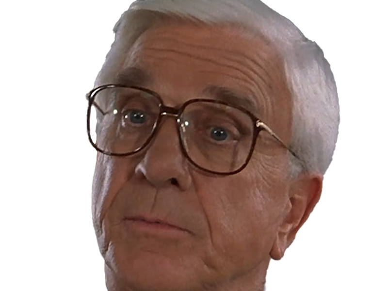frank drebin policier inspecteur yatilunflic thenakedgun films saga comedie leslie nielsen acteur homme vieux comique