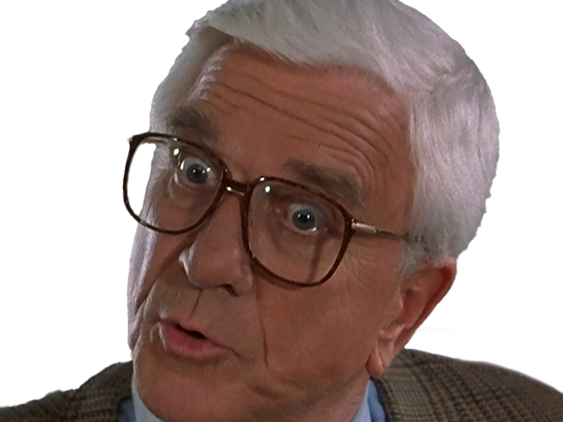 frank drebin policier inspecteur yatilunflic thenakedgun films saga comedie leslie nielsen acteur homme vieux comique