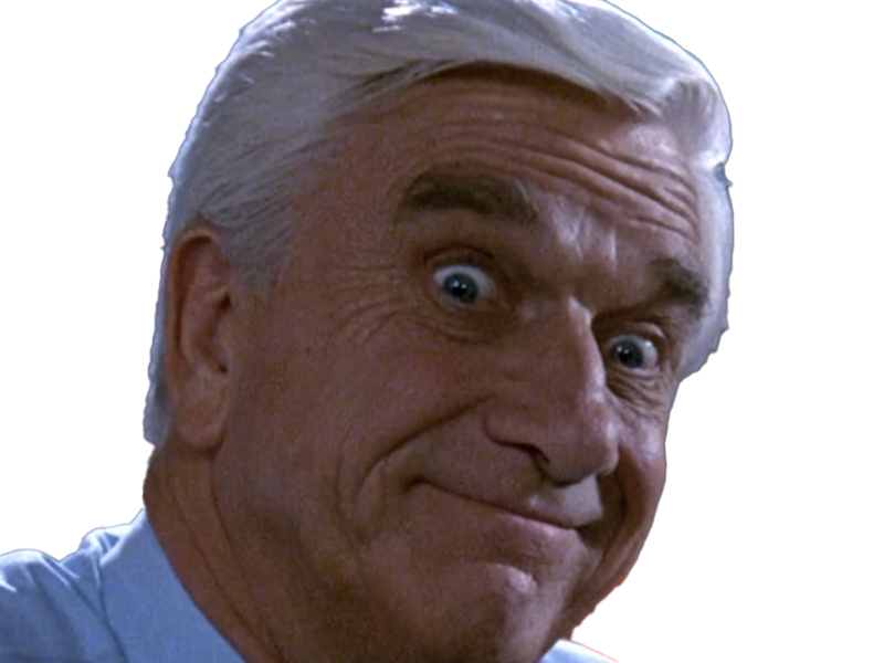 frank drebin policier inspecteur yatilunflic thenakedgun films saga comedie leslie nielsen acteur homme vieux comique