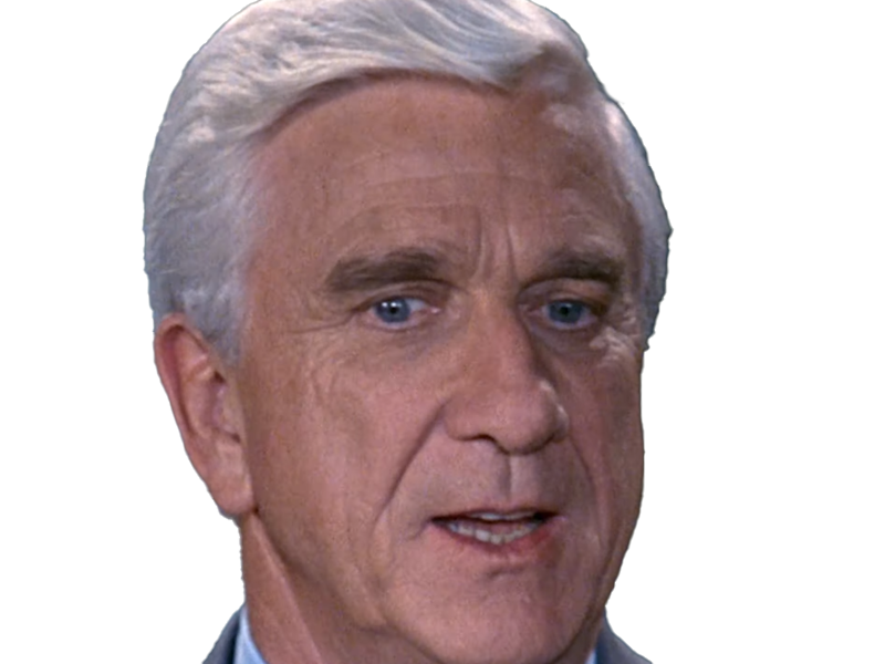 frank drebin policier inspecteur yatilunflic thenakedgun films saga comedie leslie nielsen acteur homme vieux comique