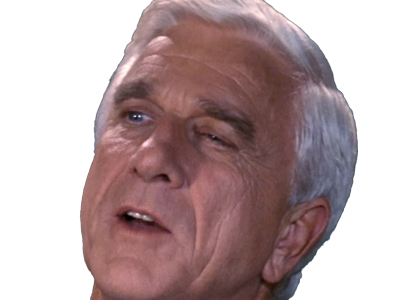 frank drebin policier inspecteur yatilunflic thenakedgun films saga comedie leslie nielsen acteur homme vieux comique