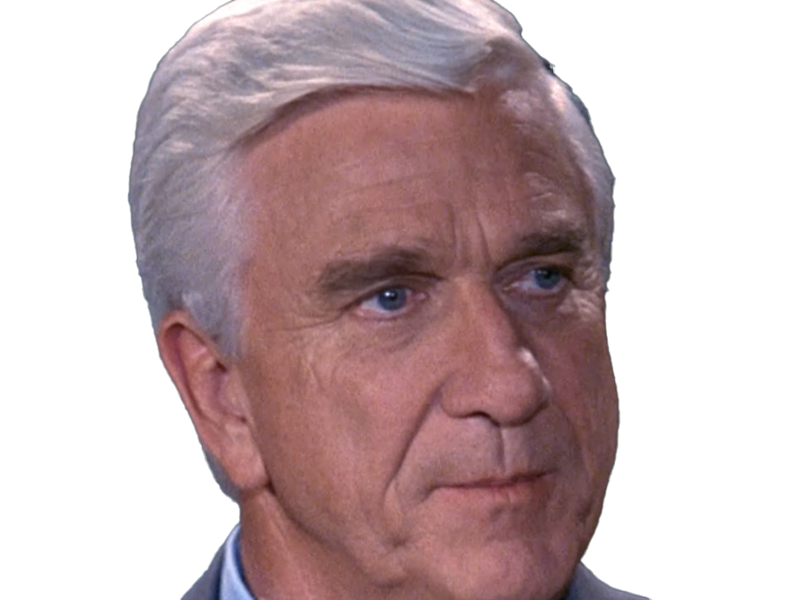 frank drebin policier inspecteur yatilunflic thenakedgun films saga comedie leslie nielsen acteur homme vieux comique